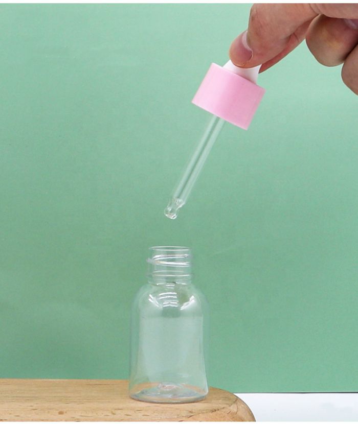 New Style Skincare Serum PET Bottle Glass Dropper Silicon Top Essential Oil Plastic 30/40/60ml - PB001 - Image 6
