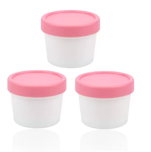 100ml 3.4oz OEM Refillable Plastic Cosmetic Jar with Screw-on Lid for Travel - PJ001