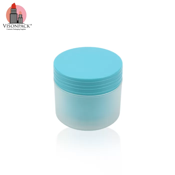 Colorful Skin Care Face Cream Masque Frosted Container 80ml 80g Empty Plastic Lotion Cream Jar Custom Logo Color - PJ009 - Image 2