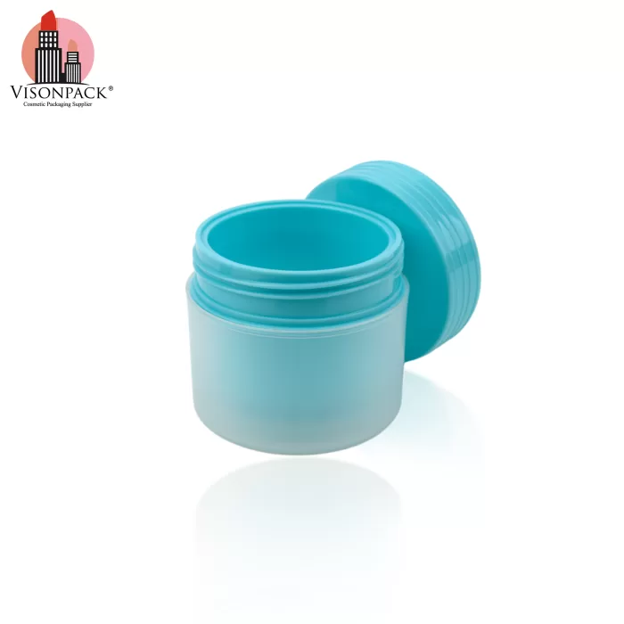 Colorful Skin Care Face Cream Masque Frosted Container 80ml 80g Empty Plastic Lotion Cream Jar Custom Logo Color - PJ009 - Image 3