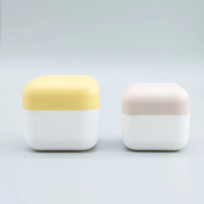 Square Plastic Cream Jar 30g-50g Refillable, Custom Screw Lid for Children's Skincare - PJ228 - Image 4