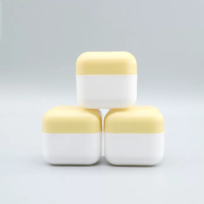 Square Plastic Cream Jar 30g-50g Refillable, Custom Screw Lid for Children's Skincare - PJ228 - Image 5