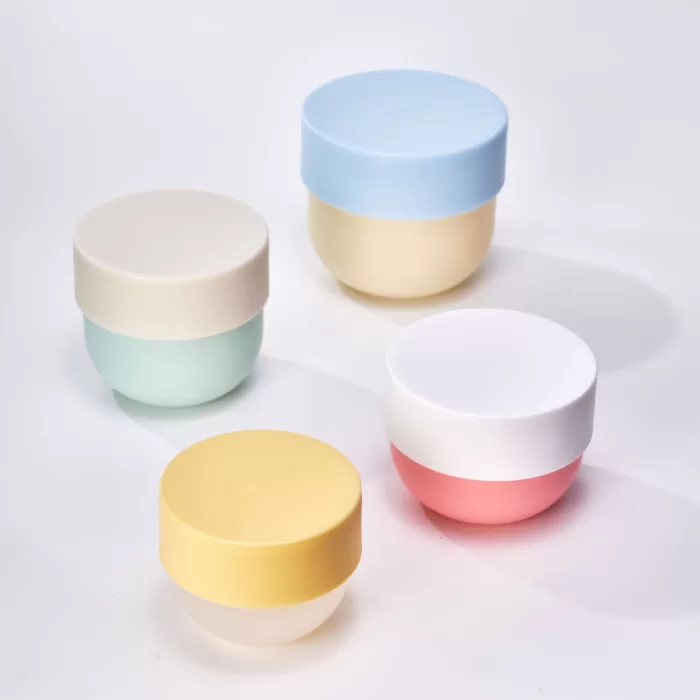 Custom Round Plastic Cream Jar 150g-500g for Cosmetics, Skincare, Hair Care, Body Scrub - PJ230 - Image 3