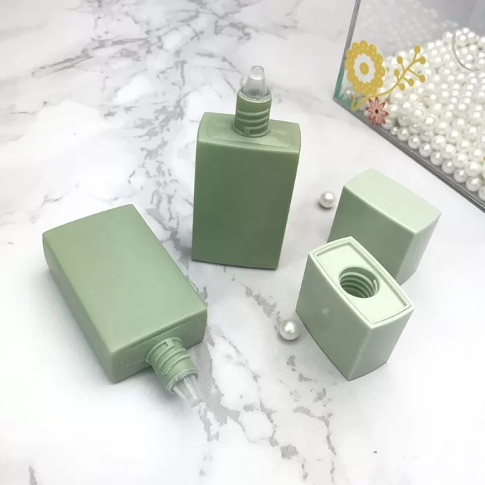 30ml 30g Empty Square Sunscreen Lotion PE Squeeze Bottle Liquid Foundation Highlighter Cream Big Capacity - SB569