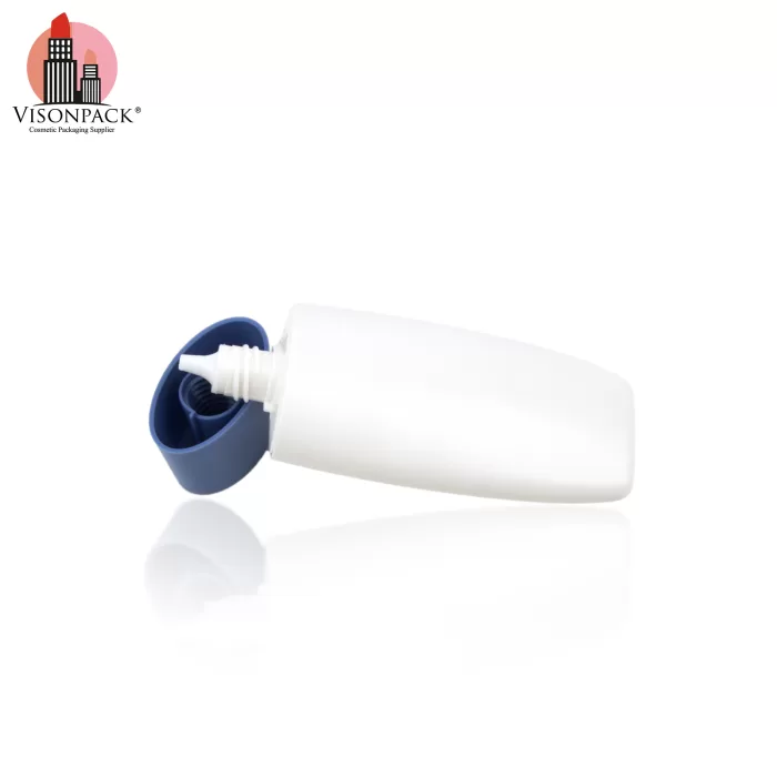 50ml Flat Plastic Cream Bottle Sunscreen Lotion Squeeze Packaging with Screw Lids - ST003 - Image 3