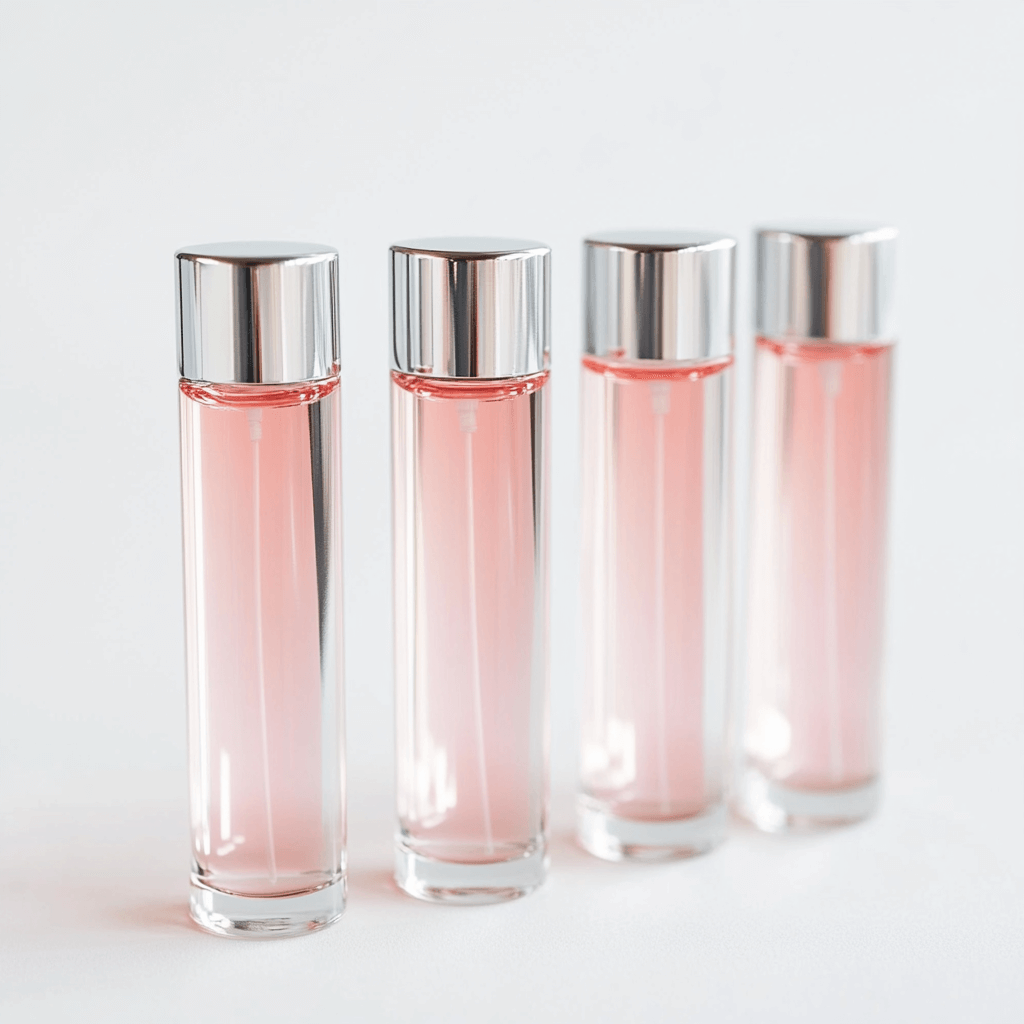 gloss lip tubes with beauty products