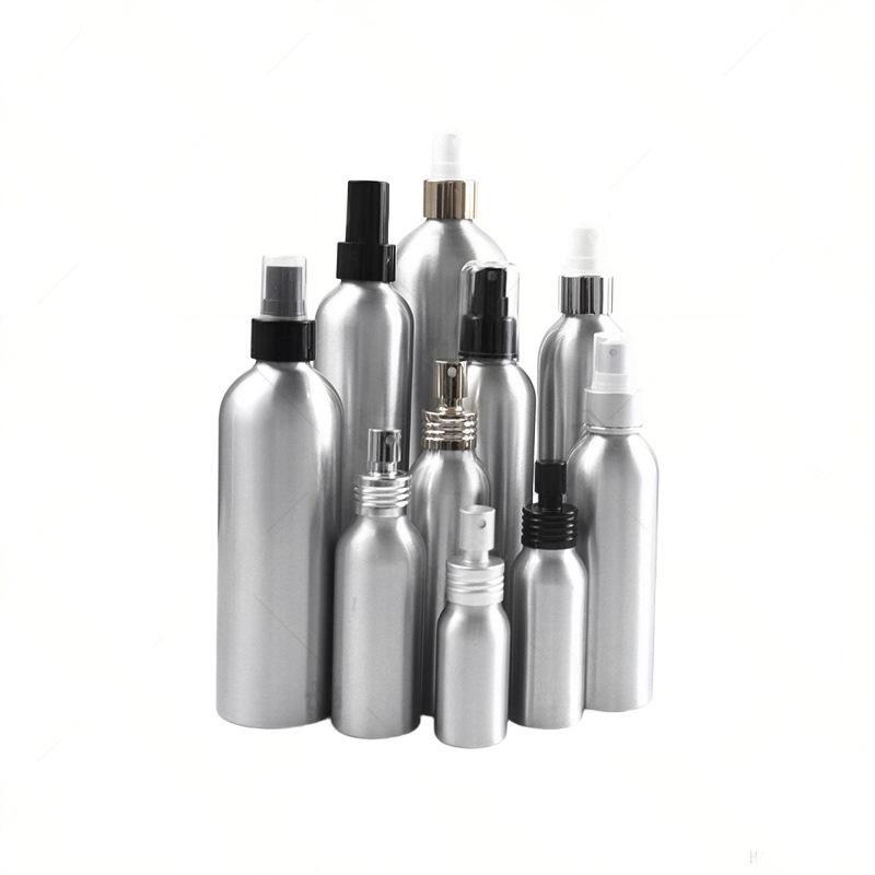 30ml 50ml 100ml 150ml 250ml 500ml Silver Aluminum Spray Bottles with Cap Atomizer Shampoo Pump/Spray Bottle 1oz 3oz 4oz 5oz 8oz - A256 - Image 3