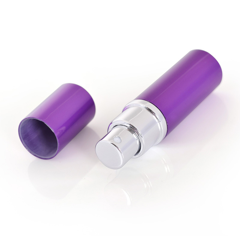 Wholesale Portable Travel Perfume Packaging Refillable Round Empty Perfume Bottle 10ml Glass Metal Aluminium Bottle - AG010 - Image 5