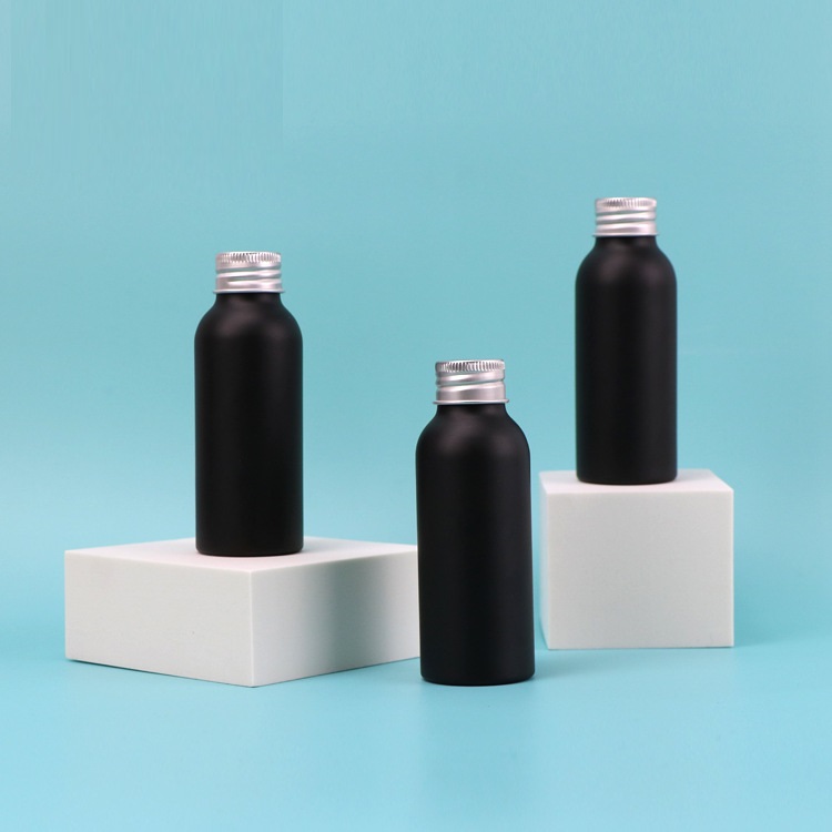 Custom Round Empty Metal Aluminum Cosmetics Spray Pump Bottle 30ml 50ml 100ml 120ml 200ml 500ml - ALB100 - Image 3
