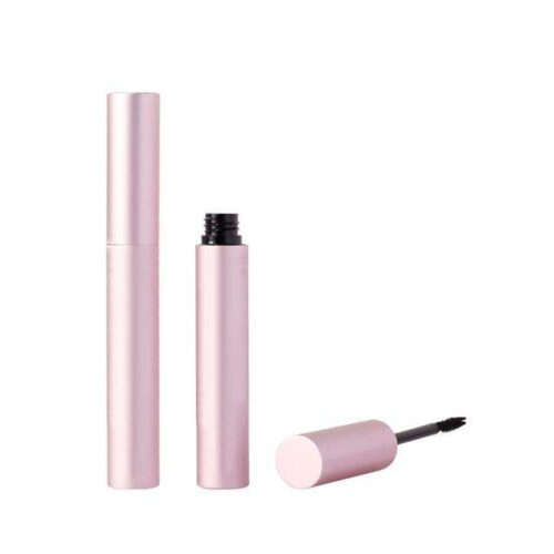 Cosmetic Packaging 7ml Round Empty Aluminum Metal Eyelash Mascara Tube Container - AMC010