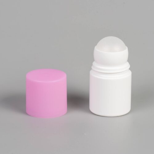 Skin Care Empty 50ml Roll-on Perfume Deodorant Container Antiperspirant Rolling Plastic Body Massage Essence Bottle Roller Ball - D06C