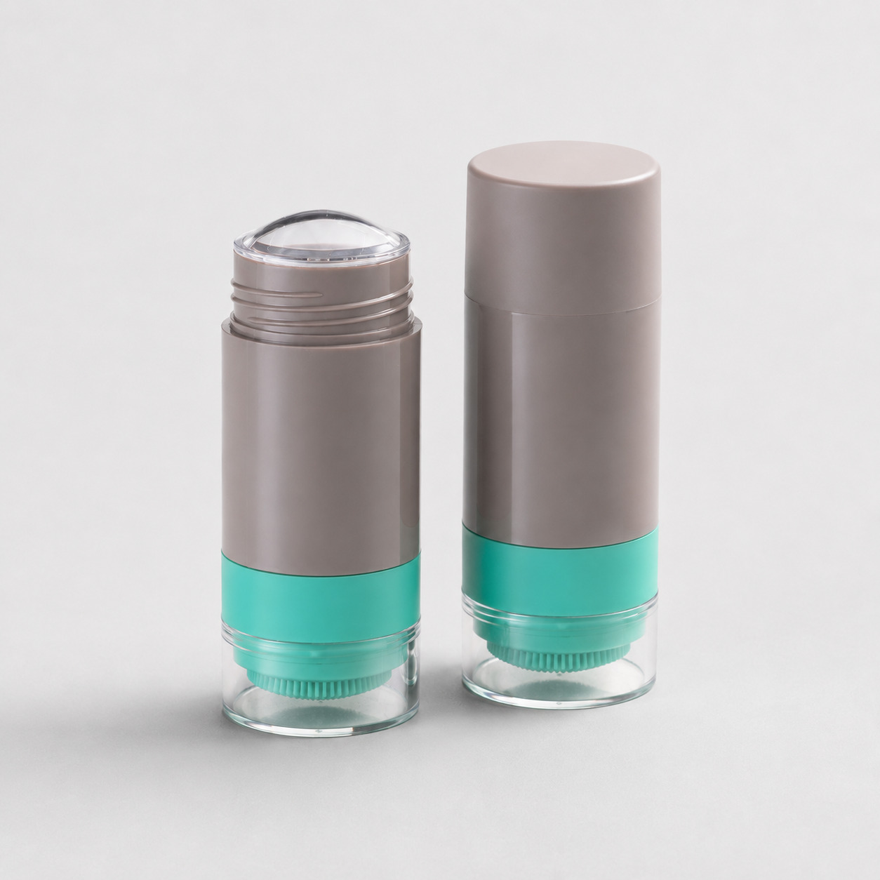 New Arrival Personal Care Packaging Double Side Round Empty Deodorant Container Tube 15g 30g 50g 75g With Silicone Brush - DB120B - Image 4