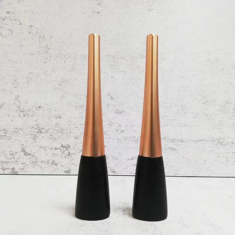 New Conical Oval Eyeliner Tube Black Rose Gold ABS Package False Eyelash Glue Bottle Liquid Eyeliner Makeup Container 4.5ml - EL1739 - Image 2