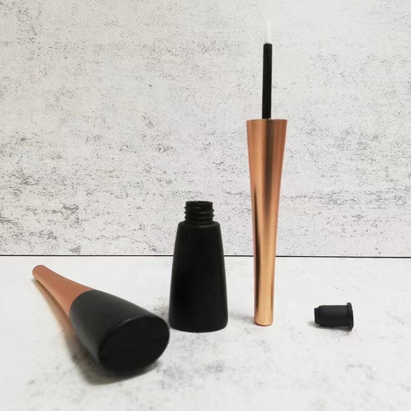 New Conical Oval Eyeliner Tube Black Rose Gold ABS Package False Eyelash Glue Bottle Liquid Eyeliner Makeup Container 4.5ml - EL1739 - Image 4