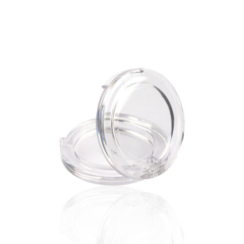 Wholesale Round Transparent Empty Single Color 5g Blusher Case Private Label Compact Eyeshadow Blush Case 3g Custom Logo - ES117/ES118