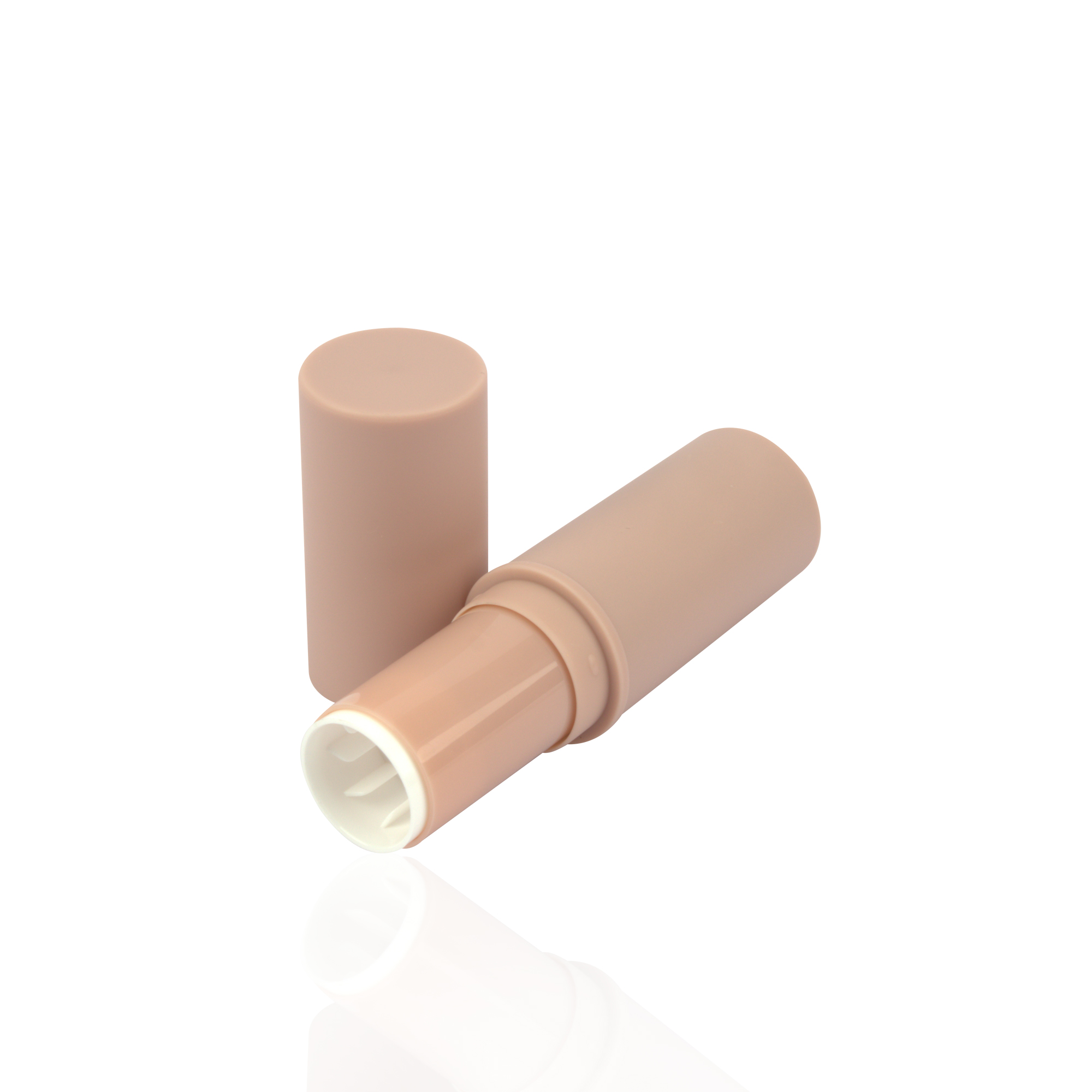 Custom Logo Color Round Cosmetic Packaging Nude 7.5g Foundation Stick Highlight Concealer Contour Stick Tube Container - F004 - Image 3