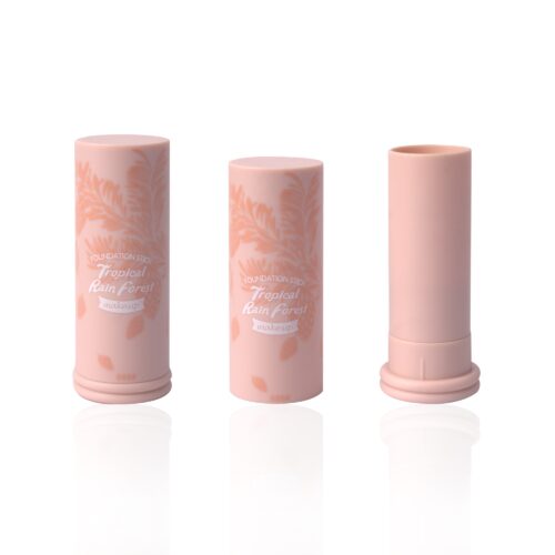 Custom Logo 12g Round Cylinder Makeup Packaging Empty Bronzer Concealer Cream Foundation Contour Stick Container Private Label - F016