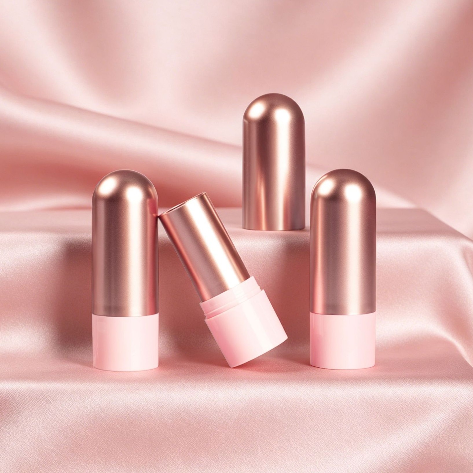 Custom Empty Cylinder Round Highlight Concealer Contour Stick Foundation Blush Stick Container Packaging 15g - F063 - Image 2