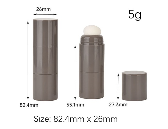 Empty 5g Round Concealer Contour Blush Stick Container Packaging With Sponge - F069 - Image 5