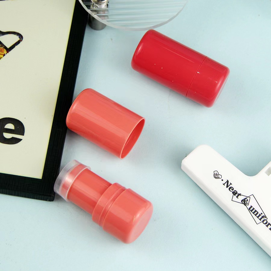 Cute Round Empty Foundation Contour Stick Creamy Blush Lipstick Container Packaging - F096 - Image 3