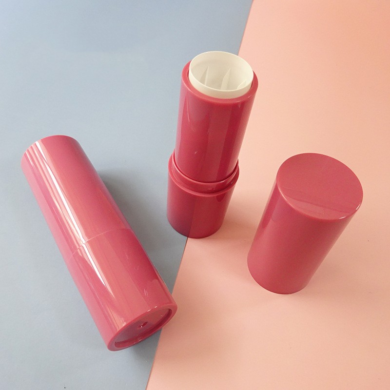 Round Blush Powder Tube 9g Empty Foundation Stick Concealer Container Cylinder Big Capacity Lipstick Plastic Makeup Packaging - F1764 - Image 2