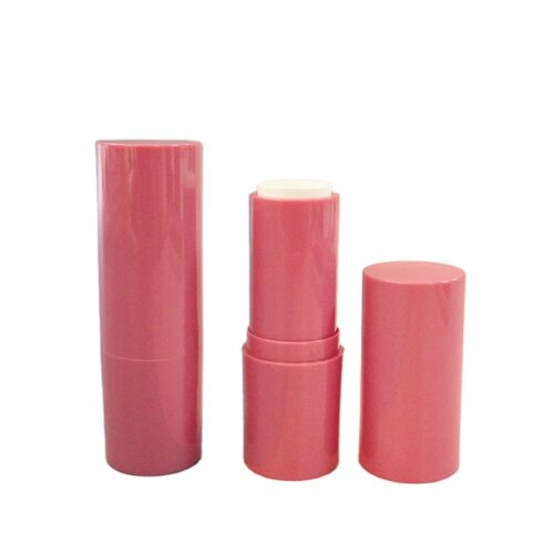 Round Blush Powder Tube 9g Empty Foundation Stick Concealer Container Cylinder Big Capacity Lipstick Plastic Makeup Packaging - F1764