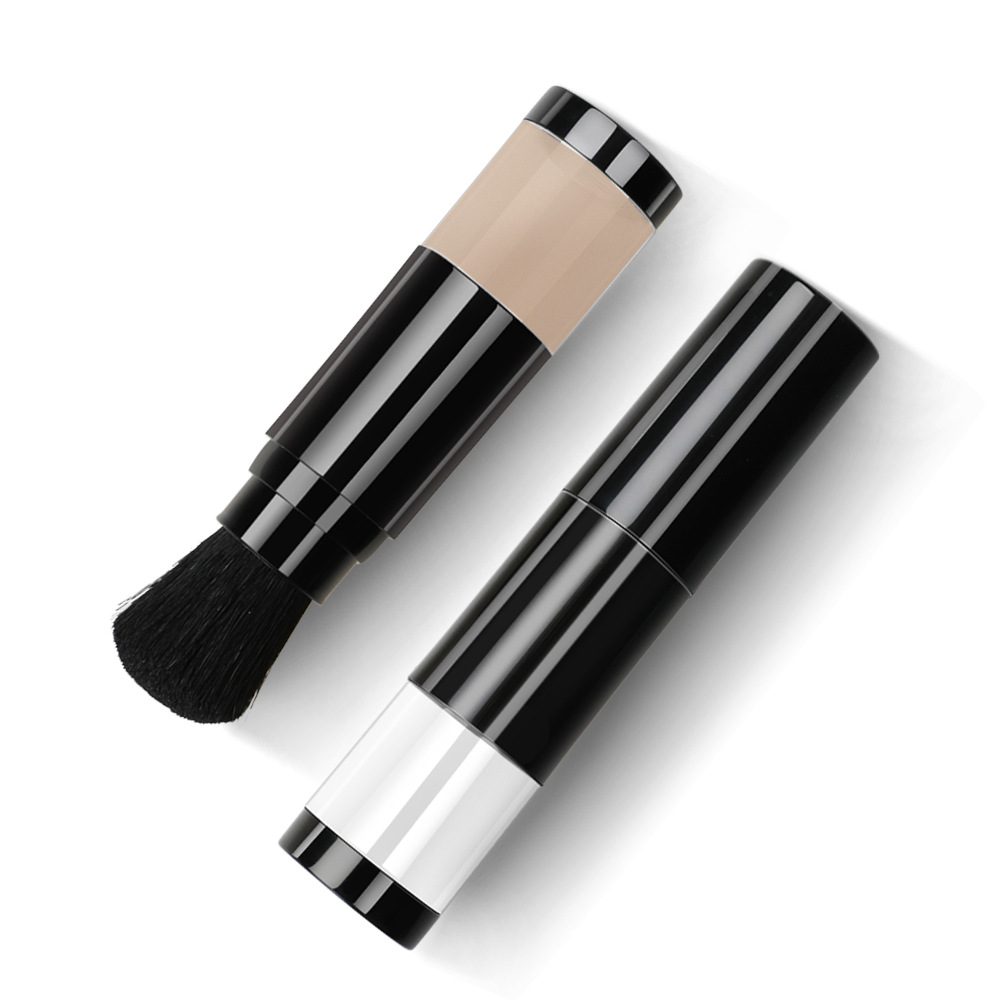 Custom Portable Cosmetic Packaging Retractable Blush Sunscreen Loose Powder Brush Tube Container - F206 - Image 2