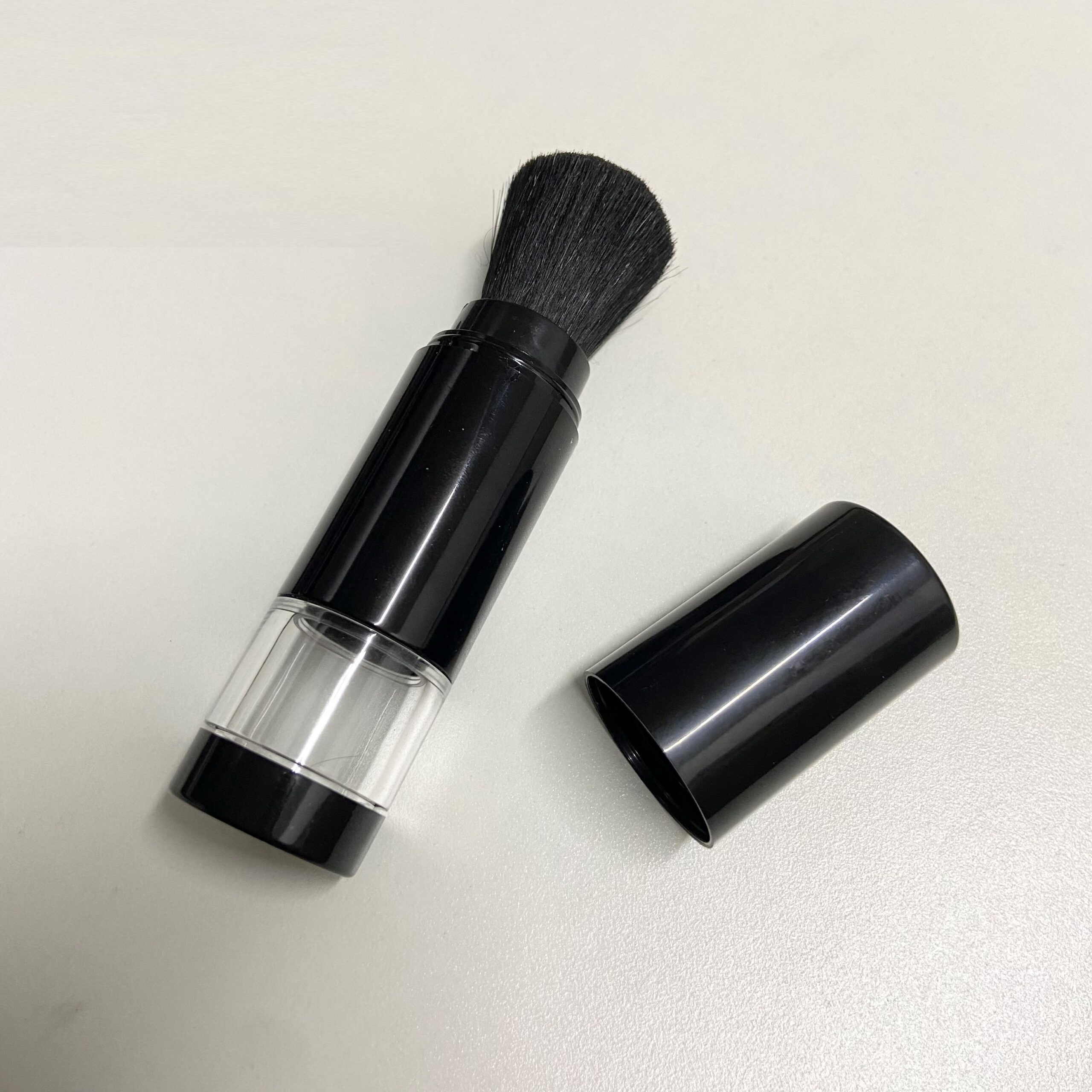 Custom Portable Cosmetic Packaging Retractable Blush Sunscreen Loose Powder Brush Tube Container - F206 - Image 4