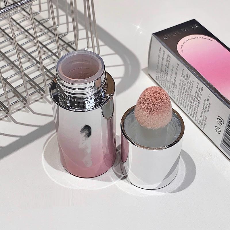 Custom Round Shape Empty Liquid Highlighter Concealer Blush Container Bottle With Sponge - F301 - Image 5