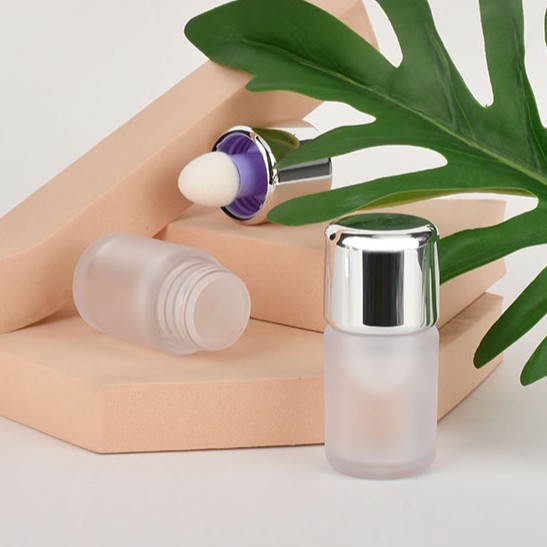 Custom Cylinder Round Empty Plastic 5ml Liquid Contour Concealer bronzer Blush Container Bottle With Sponge - F454 - Image 3