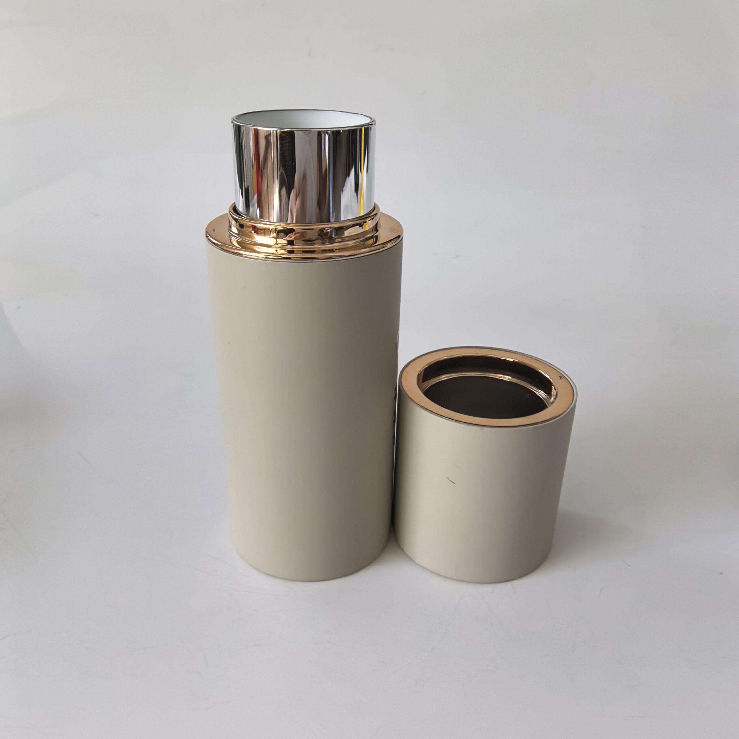 Cosmetic Empty Aluminum Concealer Foundation Balm Stick Container Round Magnetic Metal Blush Stick Packaging Big Lipstick Tube - FH814 - Image 6