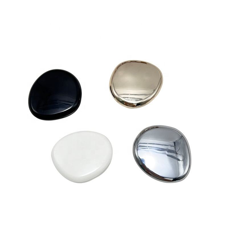 Custom Logo Zinc Alloy Metal Lip Cream Box Rotating Cap Magnetic Blush Case Eyeshadow Palette Refillable Aluminum Pan Inner Tray - DA119 - Image 4
