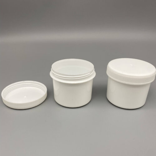 Skin Care Moisturizing Cream Jar 40g 80g Plastic Eye Face BB Cream Packaging Wide Mouth Cosmetic Jars 1.4 oz 2.8 oz Screw Lid - J2037,J2038