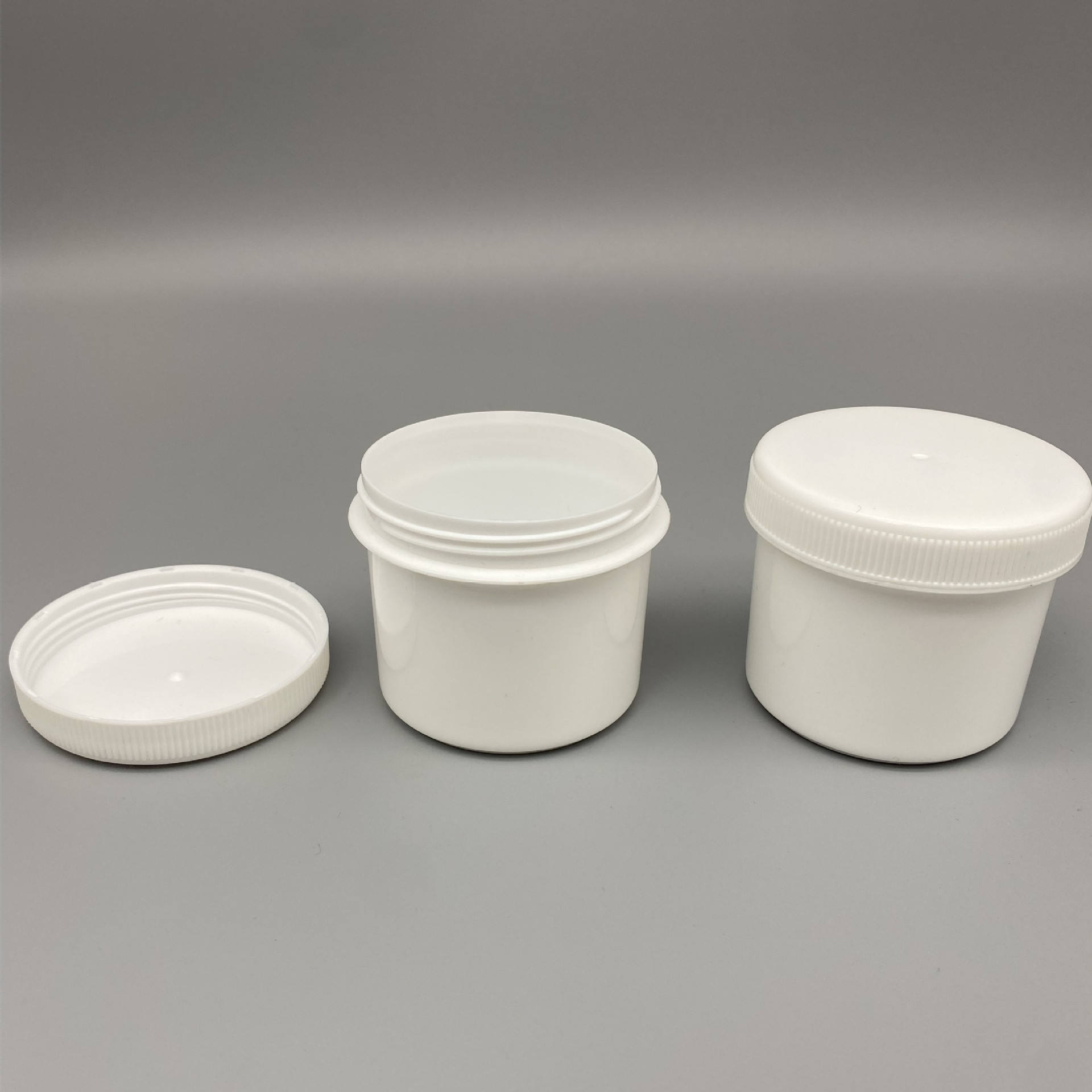 Skin Care Moisturizing Cream Jar 40g 80g Plastic Eye Face BB Cream Packaging Wide Mouth Cosmetic Jars 1.4 oz 2.8 oz Screw Lid - J2037,J2038