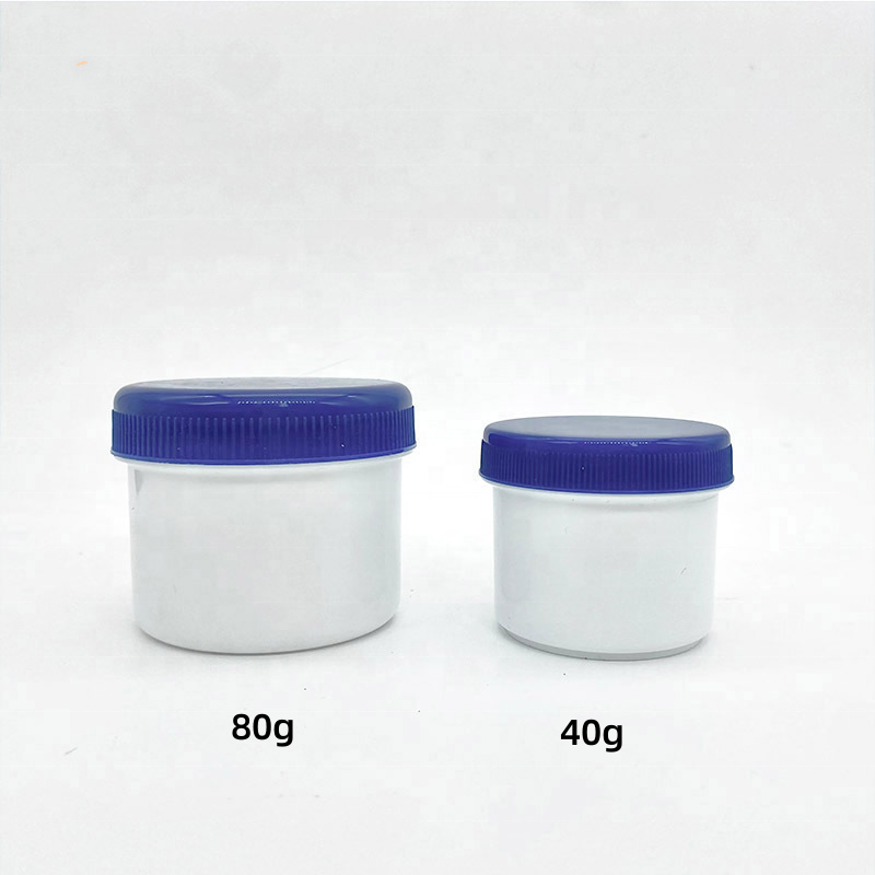 Skin Care Moisturizing Cream Jar 40g 80g Plastic Eye Face BB Cream Packaging Wide Mouth Cosmetic Jars 1.4 oz 2.8 oz Screw Lid - J2037,J2038 - Image 4