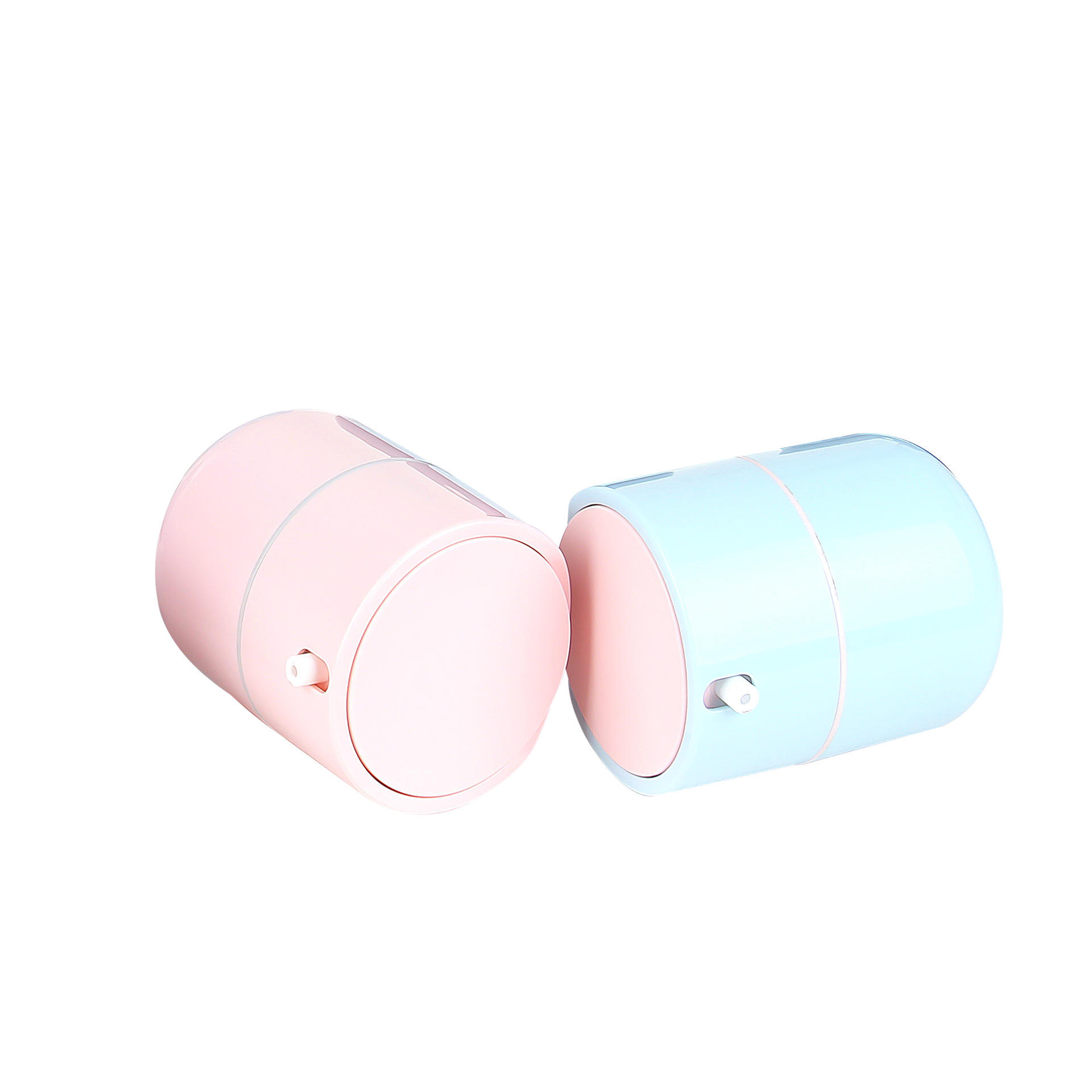 Labeling Brand Skin Care Package Plastic Round 50ml Vacuum Bottle With Rotary Lift Lid Baby Cream Jar Pressed Top Lotion Bottle - JH73 - Image 3
