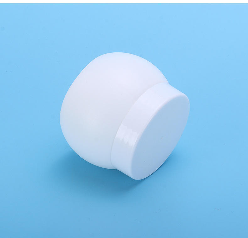 Factory New Arrival Plastic Skin Care Packaging 160ml Screw Cap White Round Cosmetic Cream Jar HDPE PP Hair Wax Wide Mouth Jar - JX144 - Image 2