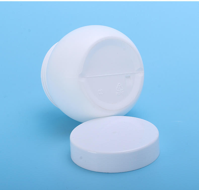 Factory New Arrival Plastic Skin Care Packaging 160ml Screw Cap White Round Cosmetic Cream Jar HDPE PP Hair Wax Wide Mouth Jar - JX144 - Image 5