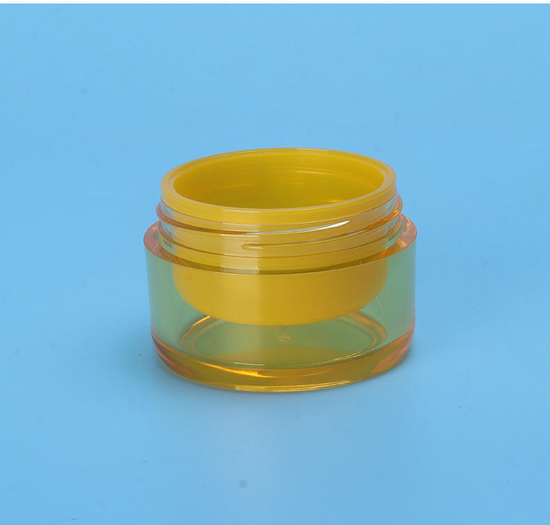 Wholesale Skin Care Packing 50ml 50g Cream Bottle Thick Double Wall with Inner Jar Custom Logo Face Cream Jar PS Transparent - JX199 - Image 5