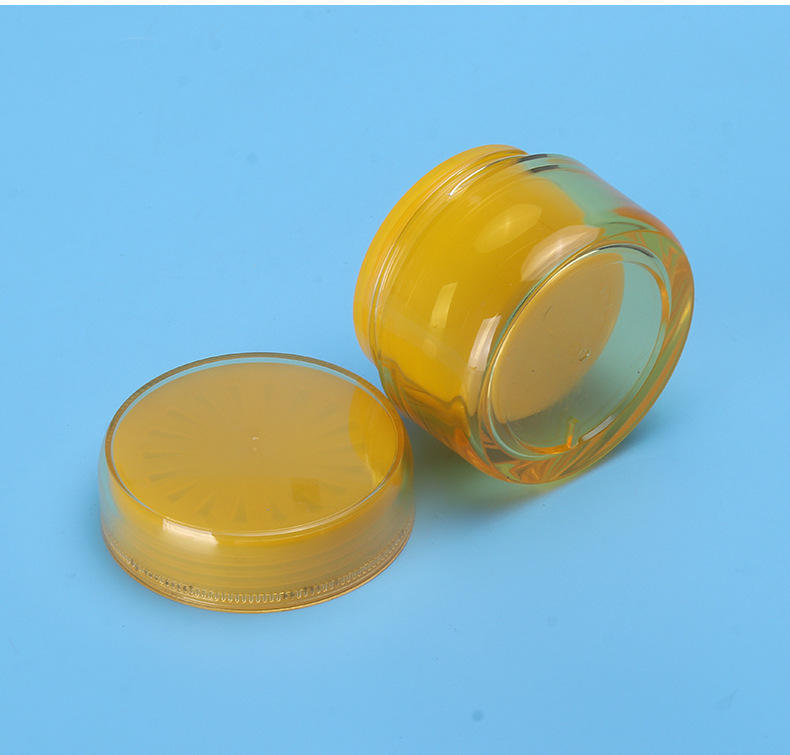 Wholesale Skin Care Packing 50ml 50g Cream Bottle Thick Double Wall with Inner Jar Custom Logo Face Cream Jar PS Transparent - JX199 - Image 4