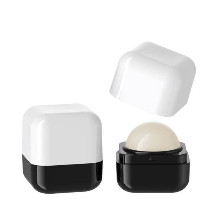 Custom Logo Square Empty Cube Lip Balm Blush Deodorant Container Packaging 8g With Mirror for Kids - LB001S