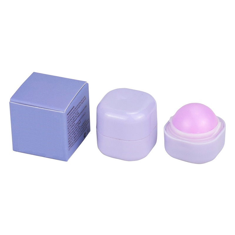 Custom Logo Square Empty Cube Lip Balm Blush Deodorant Container Packaging 8g With Mirror for Kids - LB001S - Image 3