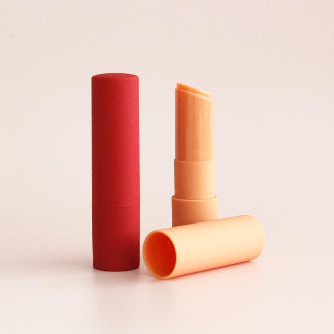Factory Wholesale Round Empty Plastic Chapstick Lipstick Container Lip Balm Tube Packaging Custom Color - LB155 - Image 2