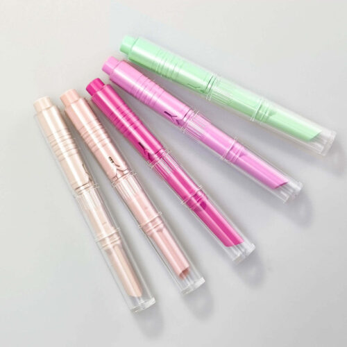 Cute Custom Empty Heart Shape Push Press Lip Plumper Lip Gloss Balm Lipstick Pen Packaging - LB904