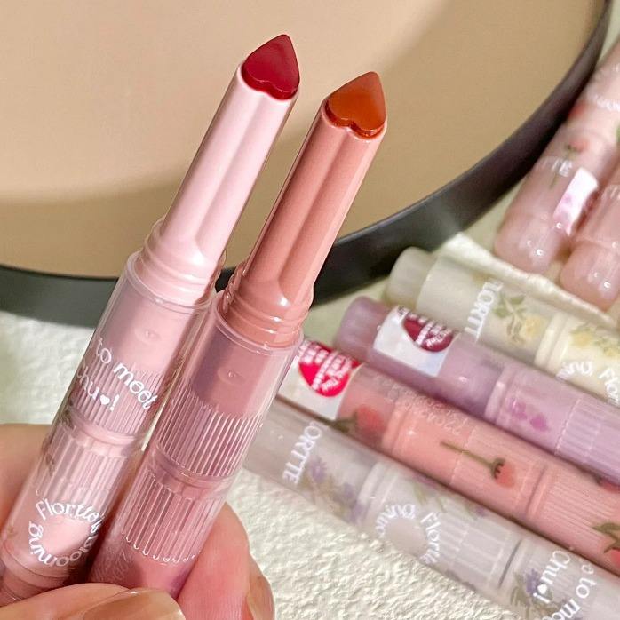 Cute Custom Empty Heart Shape Push Press Lip Plumper Lip Gloss Balm Lipstick Pen Packaging - LB904 - Image 4