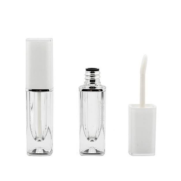 Modern Luxury Thick Base Empty Square Lip Gloss Liquid Lipstick Tube Bottle 5ml - LG862