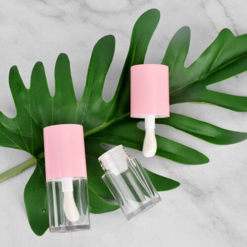 Custom Empty Fat Round 5ml Lip Gloss Plumping Tint Lip Oil Bottle Container - LG905