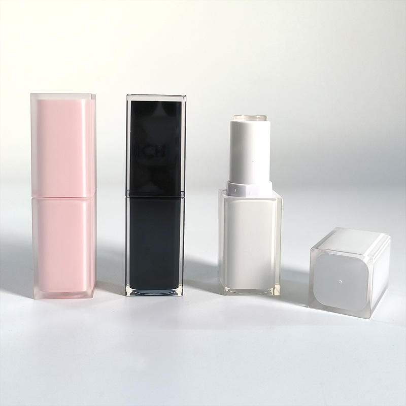 New 3.5g Square Lipstick Container ABS Lip Balm Package Transparent Top Clear Bottom Colorful Lip Cosmetic Tube Custom Logo - LS1325 - Image 5