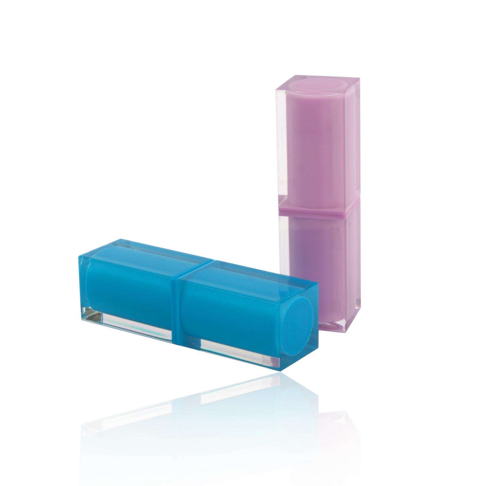 Private Label Custom Color Double Layer Lipstick Container Empty Square Lip Balm Tubes - LS574 - Image 5