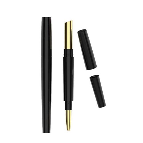 Slim Dual Double Side Empty 2 in 1 Lipstick Lip Liner Pen Container Packaging Custom Color - LS585